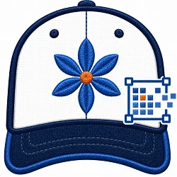 Cap hat Digitizing
