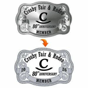Raster to vector artwork conversion for Crosby Fair and Rodeo